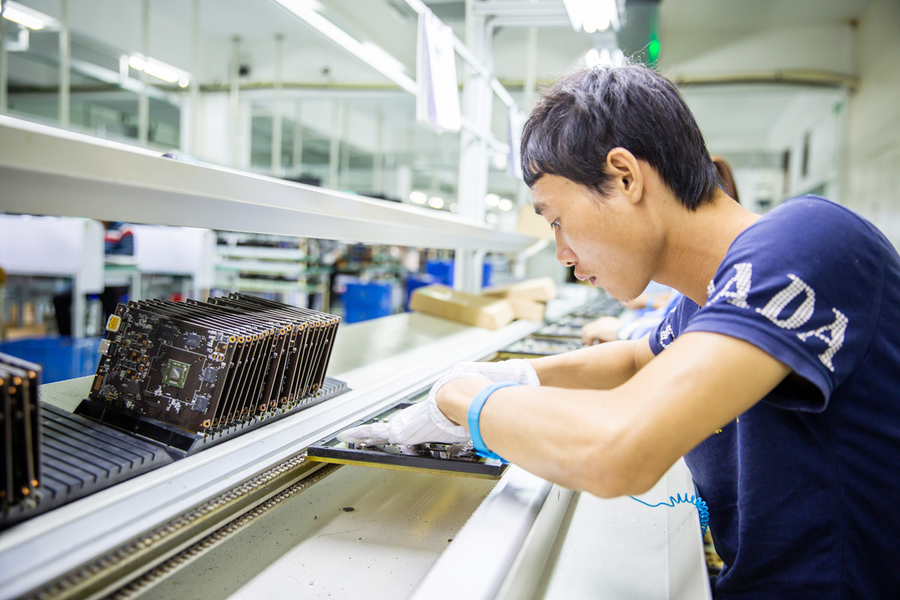 Shenzhen Tengyatong Electronic Co., Ltd. linea di produzione del produttore