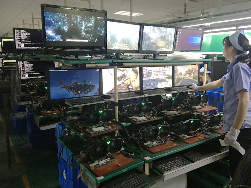 Shenzhen Tengyatong Electronic Co., Ltd. linea di produzione del produttore