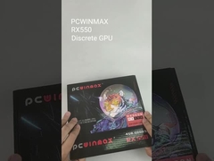 128 bit della carta grafica GPU di gioco del PC del computer di ITX di PCWINMAX Radeon RX 550 4GB GDDR5 video