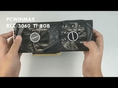 Fan doppi grafici 12Pin 220W HDM1/DP della carta RTX 3060ti 8GB di PCWINMAX RTX per il desktop