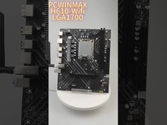 PCWINMAX H610 LGA1700 DDR4 WiFi Motherboard - prestazioni affidabili per le CPU Intel di dodicesima generazione
