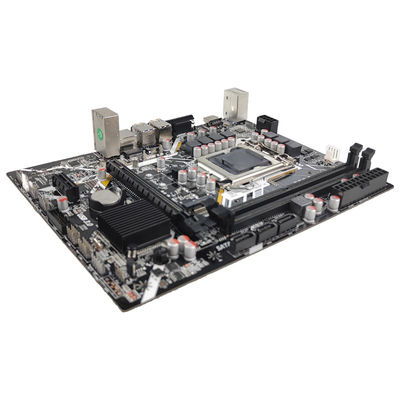 PCWINMAX H410 Chipset LGA 1200 Scheda madre Micro-ATX DDR4 Supporta 10a 11a Gen Core i3/i5/i7, per Desktop Aziendali e PC Ufficio, Ordine all'ingrosso