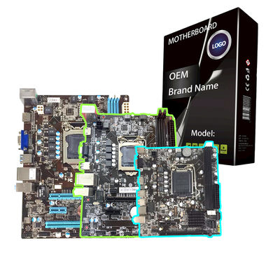 Presa per scheda madre H 61 mineraria LGA 1155 DDR3 I3 I5 I7 800 MHz 1066 MHz 1333 MHz