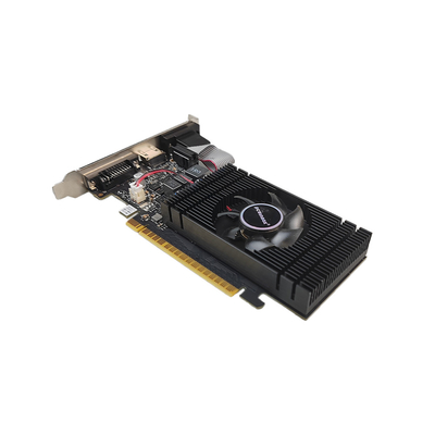 PCWINMAX Nuova GeForce GTX 750Ti 4GB GDDR5 Scheda Grafica Desktop a Basso Profilo con Singola Ventola, Uscita VGA DVI HD