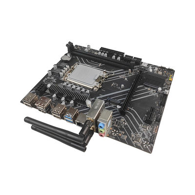 PCWINMAX H610 Wifi DDR4 Socket LGA1700 PCIe 4 SATA 6Gb/s M.2 mATX Motherboard per la 12a 13a 14a generazione Intel Core i3 i5 i7