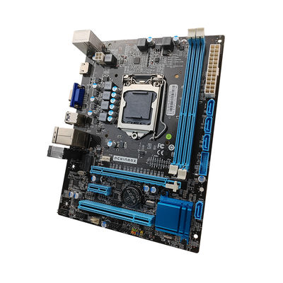 PCWINMAX B75 LGA1155 Scheda madre Micro ATX Supporta CPU Core i3/i5/i7 di 3a/2a generazione DDR3 Dual Channel SATA 3.0 USB 3.0 Scheda madre OEM stabile per PC aziendali/ufficio