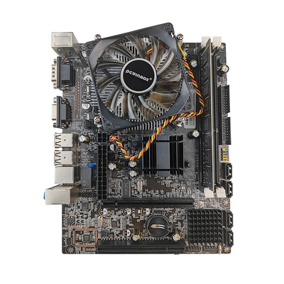 Scheda madre PCWINMAX Originale G41 LGA775 + 4GB RAM DDR3 + CPU E5 + Ventola Combo