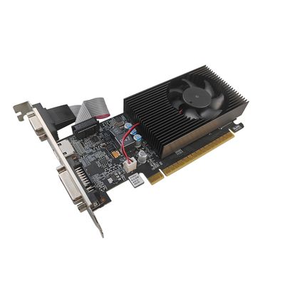 PCWINMAX GeForce GT 610 1GB GDDR3 scheda grafica a basso profilo a 64 bit, GPU PCIe a ventole singolo per PC desktop e multi display, OEM ODM Wholesale