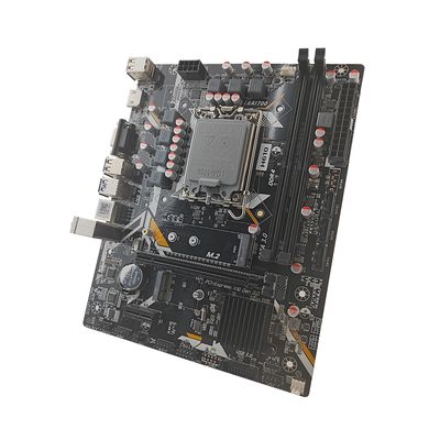 PCWINMAX H610 Doppio canale DDR4 Motherboard Supporting12th 13th e 14th Gen i3 i5 i7 i9 Processore SATA 6Gb/s M.2 Slots mATX LGA1700 Mainboard