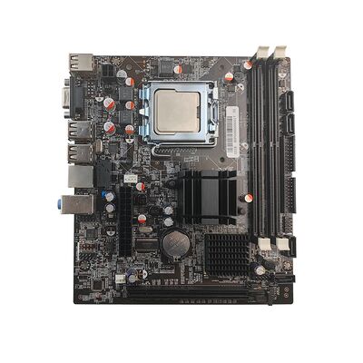 PCWINMAX G31 Micro ATX Socket LGA775 DDR2 Max 4GB Desktop Motherboard con set combinato di CPU serie E5