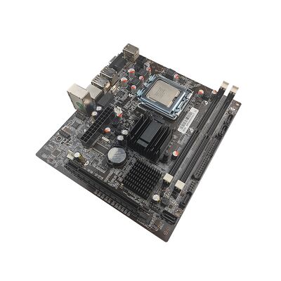 PCWINMAX G31 LGA775 DDR2 Motherboard con CPU Combo Set, Micro ATX con serie Xeon, Max 4GB per Office PC & Server Upgrade