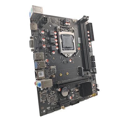 PCWINMAX B75 Motherboard LGA1155 DDR3 Dual Channel up to 16GB M.2 SATA 3.0 USB 3.0 HD VGA Ports Micro ATX Board for Desktop Office PC