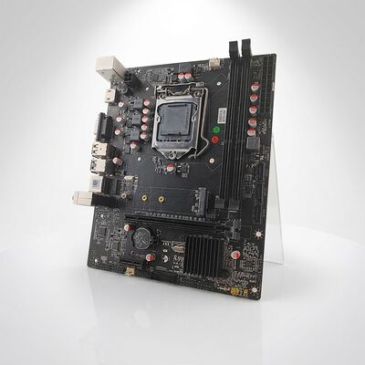 Scheda madre PCWINMAX B75 LGA1155 MATX DDR3 fino a 16 GB M.2 SATA3 HD Porte VGA Scheda desktop per PC da ufficio e sistemi aziendali