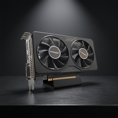 PCWINMAX RX 590 2048SP 8GB GDDR5 256Bit High-Performance Gaming Graphics Card con DP/HD/DVI Output 6Pin Power per gli appassionati di desktop
