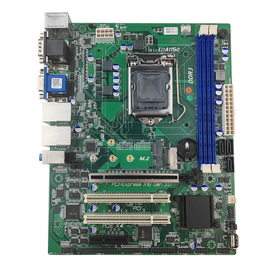 Scheda madre PCWINMAX PCWINMAX GB85 LGA1150 DDR3 con porte COM doppie, slot di espansione PCI, M.2 e LAN Gigabit per PC industriali